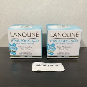 Lanoline Hyaluronic Acid with Manuka Honey Ultra Hydrating Eye Creme 1.05oz, x2